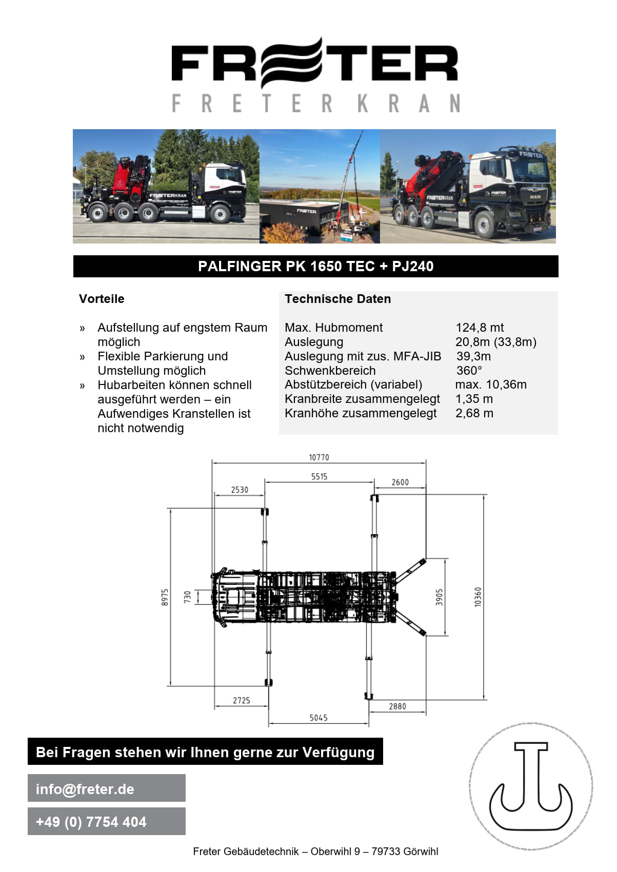 Datenblatt PALFINGER PK 1650 TEC_1